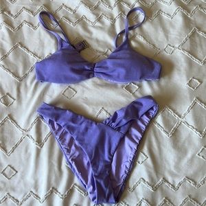 sparkly purple dippin daisys bikini